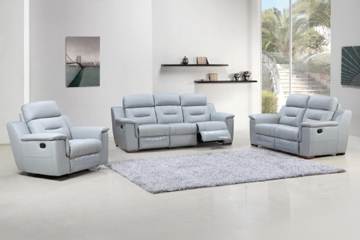200" X 123" X 123" Gray Sofa Set
