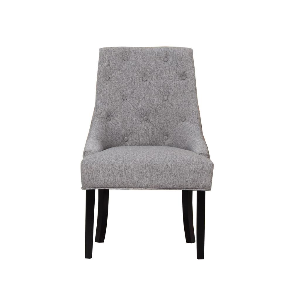 25 X 20 X 40" Light Gray Accent Chair