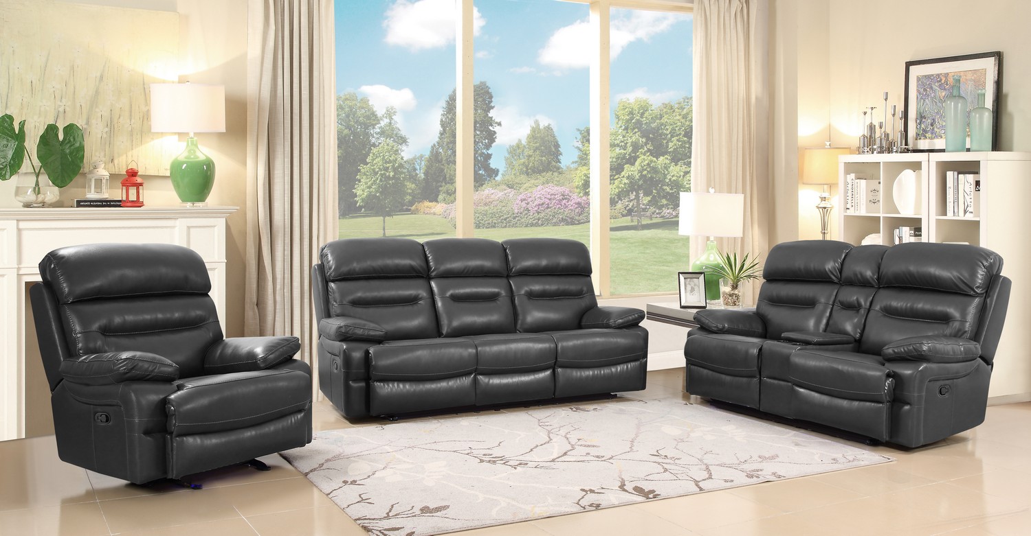 210" X 120" X 123" Gray Sofa Set