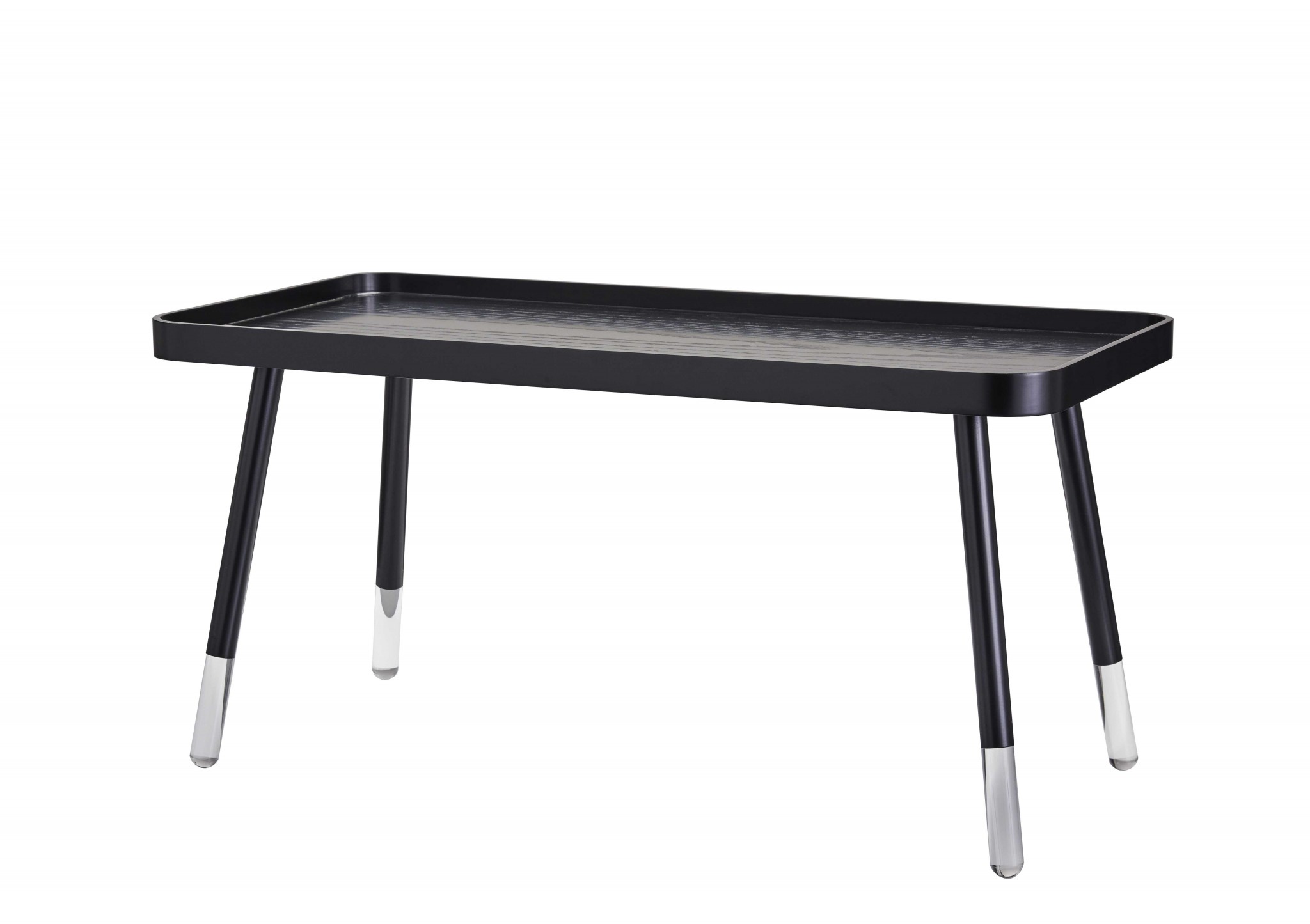 19" X 39.25" X 19.25" Black Coffee Table