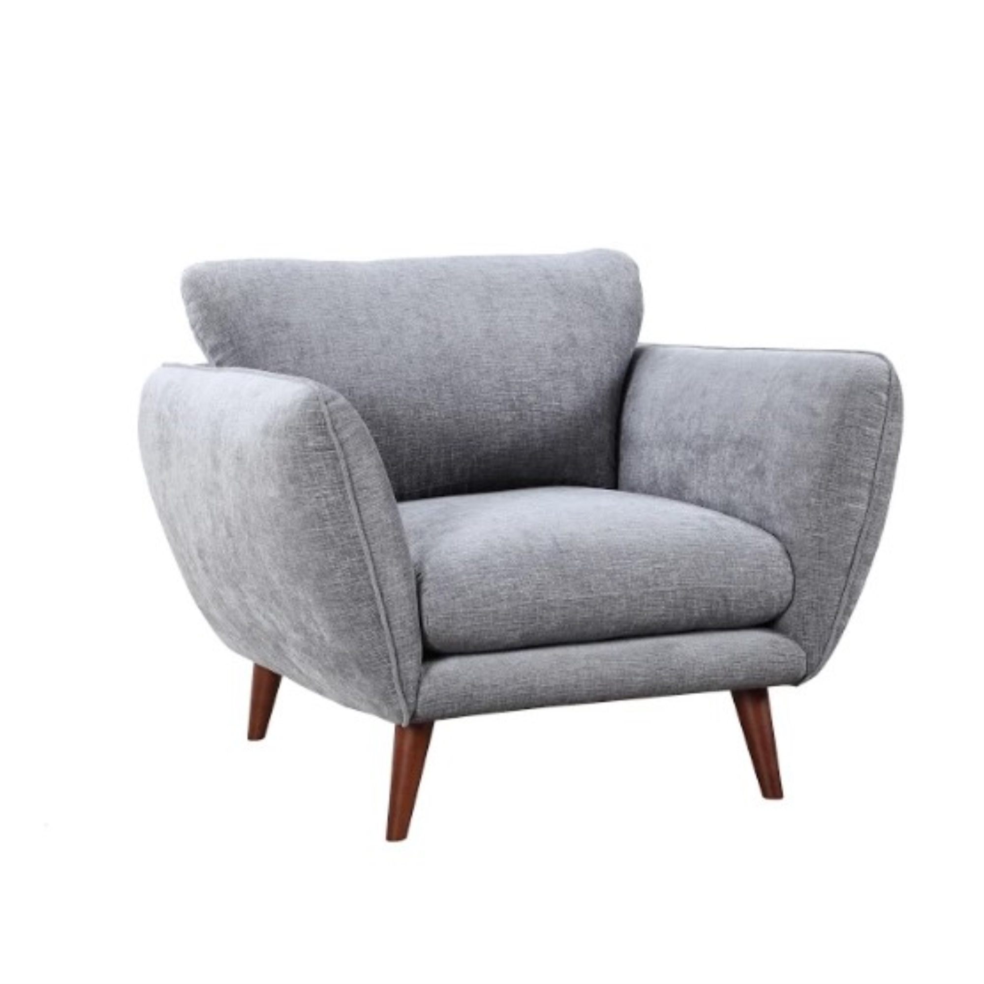 40" X 39" X 34" Gray Polyester Chair