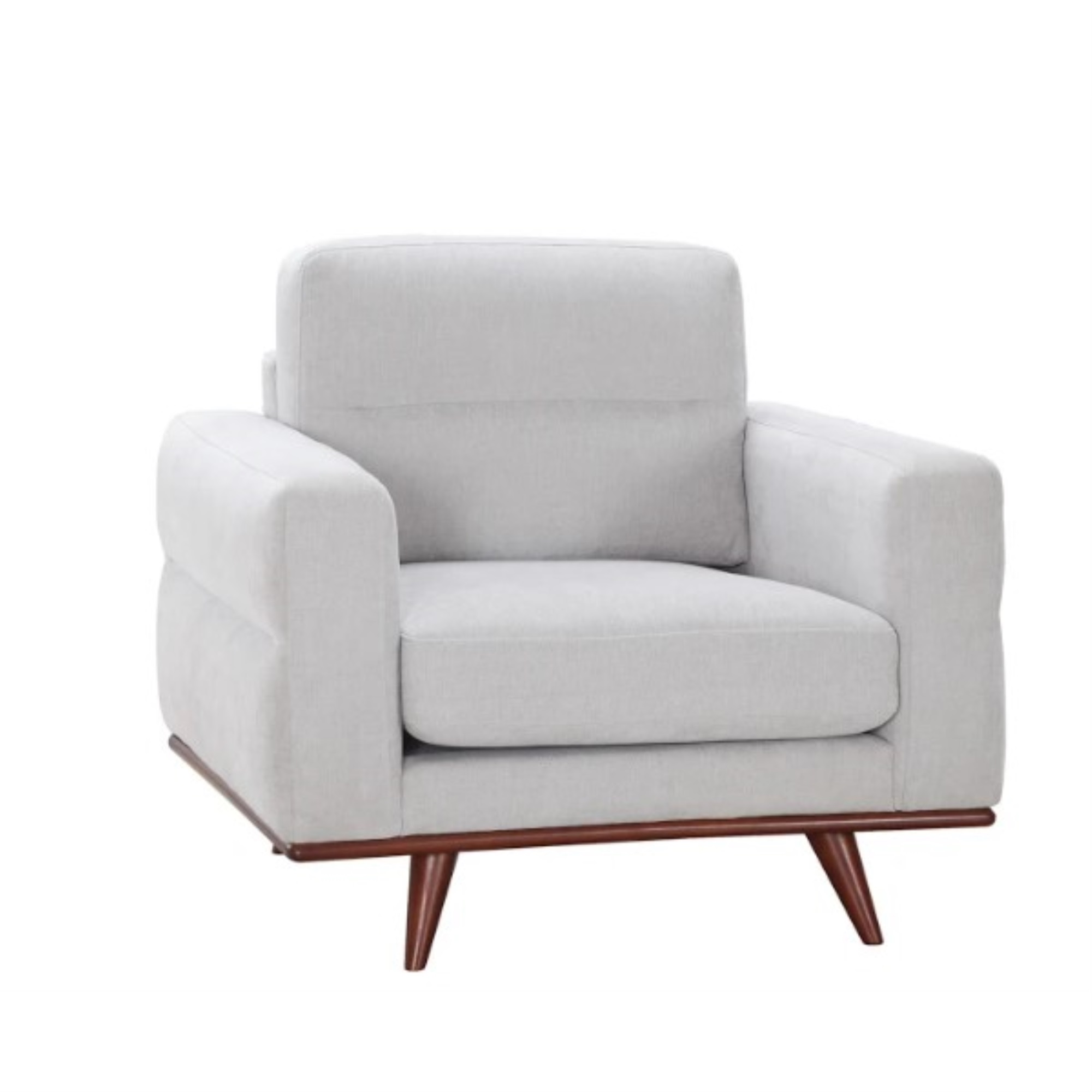 40" X 34" X 36" Light Taupe Polyester Chair