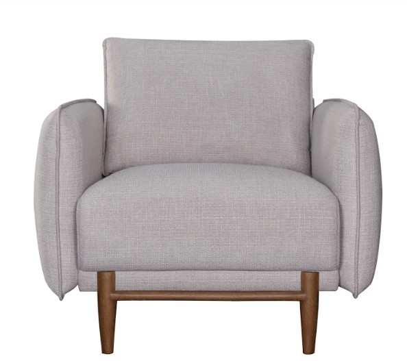 35" X 37" X 34" Light Gray Polyester Chair