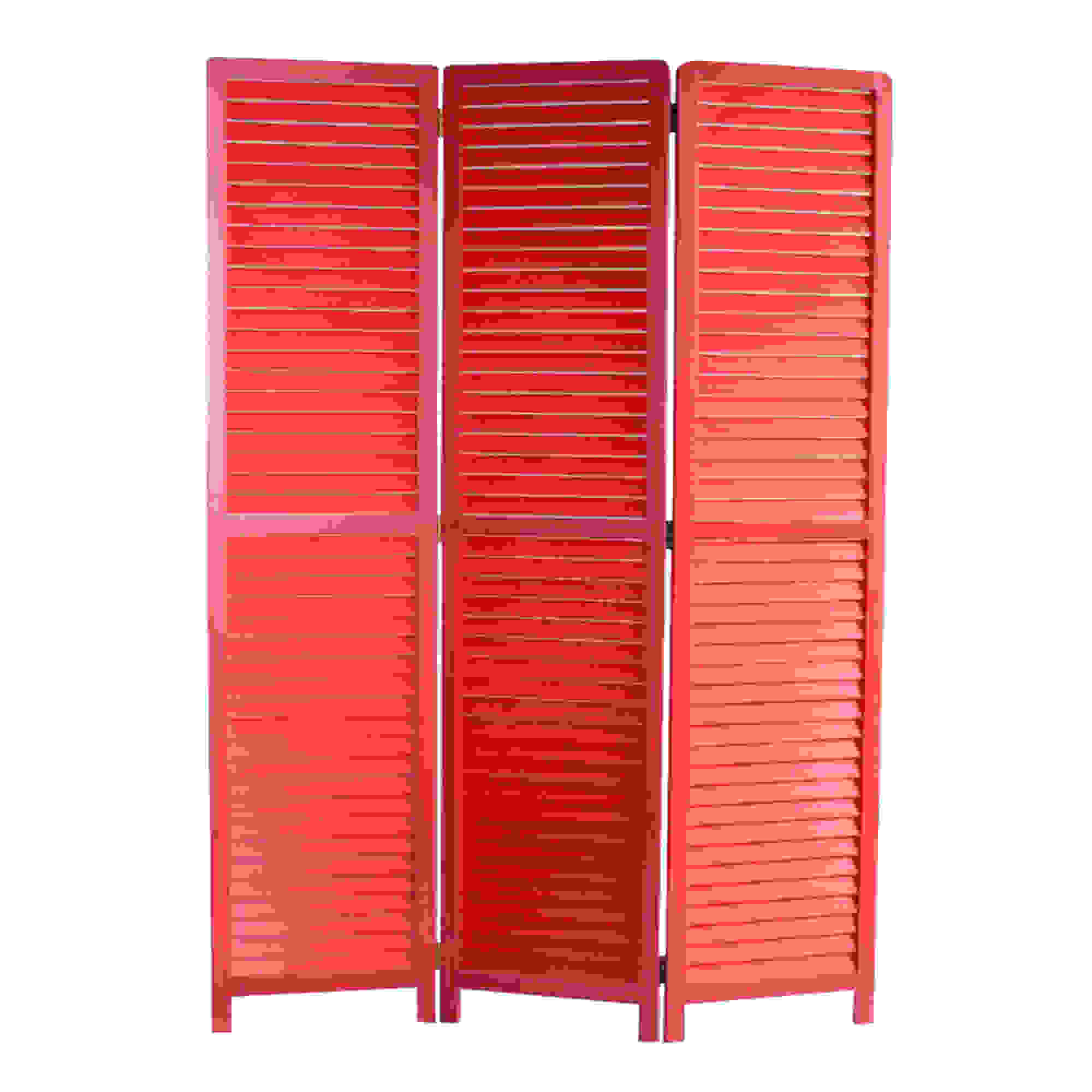 1" x 47" x 67" Red Wood Screen