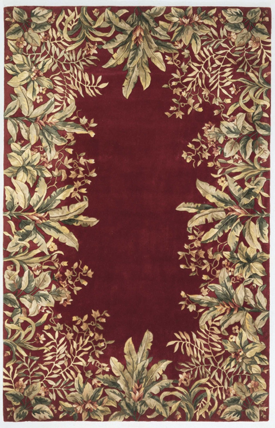 8' x 11' Wool Ruby Area Rug