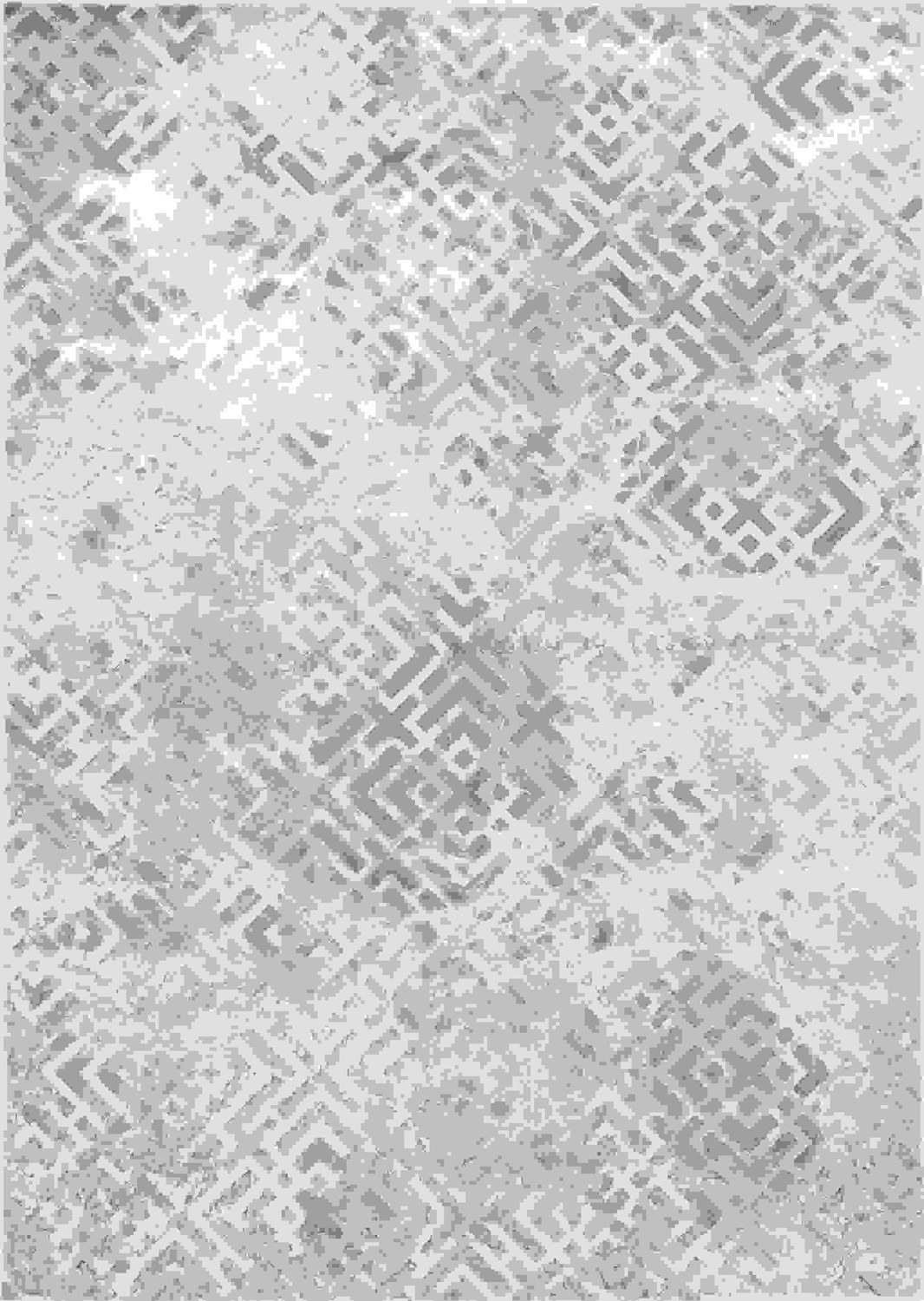 9' x 13' Polyester Sand Silver Area Rug