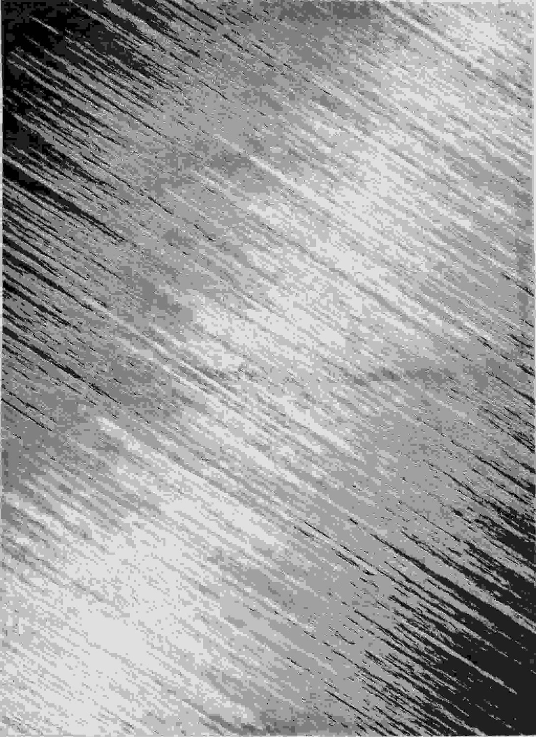 9' x 13' Polyester Silver Grey Area Rug