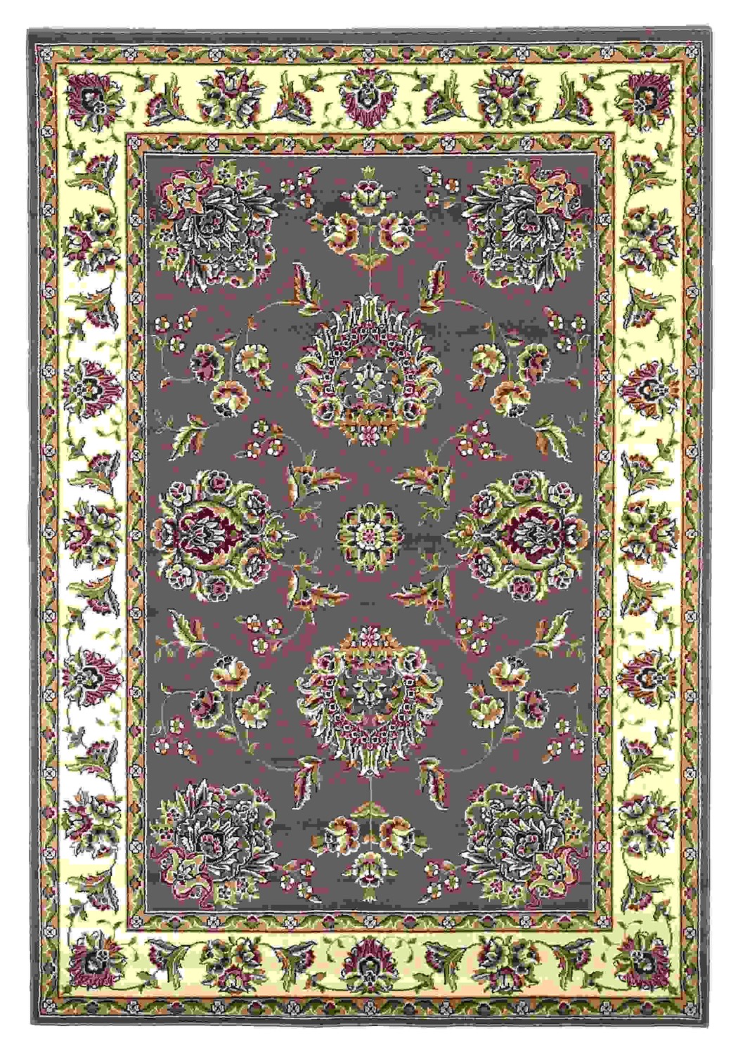 20" x 31" Polypropylene Plum or Ivory Area Rug