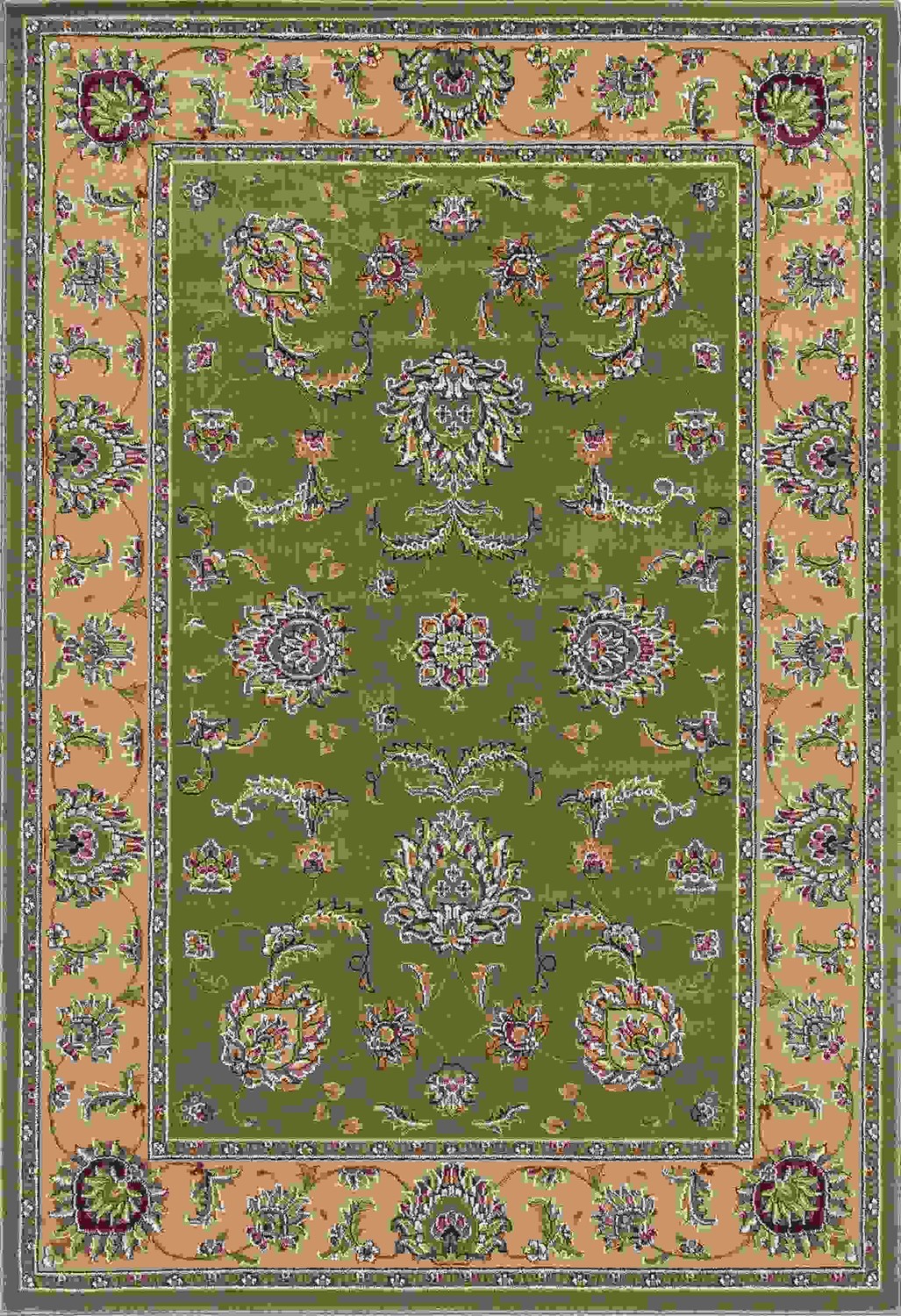 20" x 31" Polypropylene Sage or Beige Area Rug