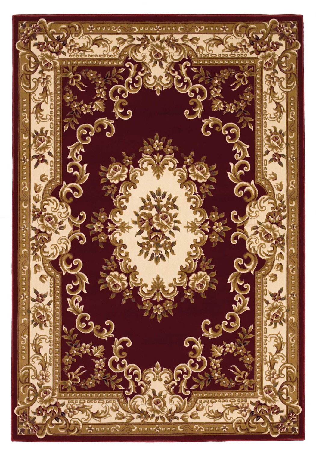 20" x 31" Polypropylene Redor Ivory Area Rug