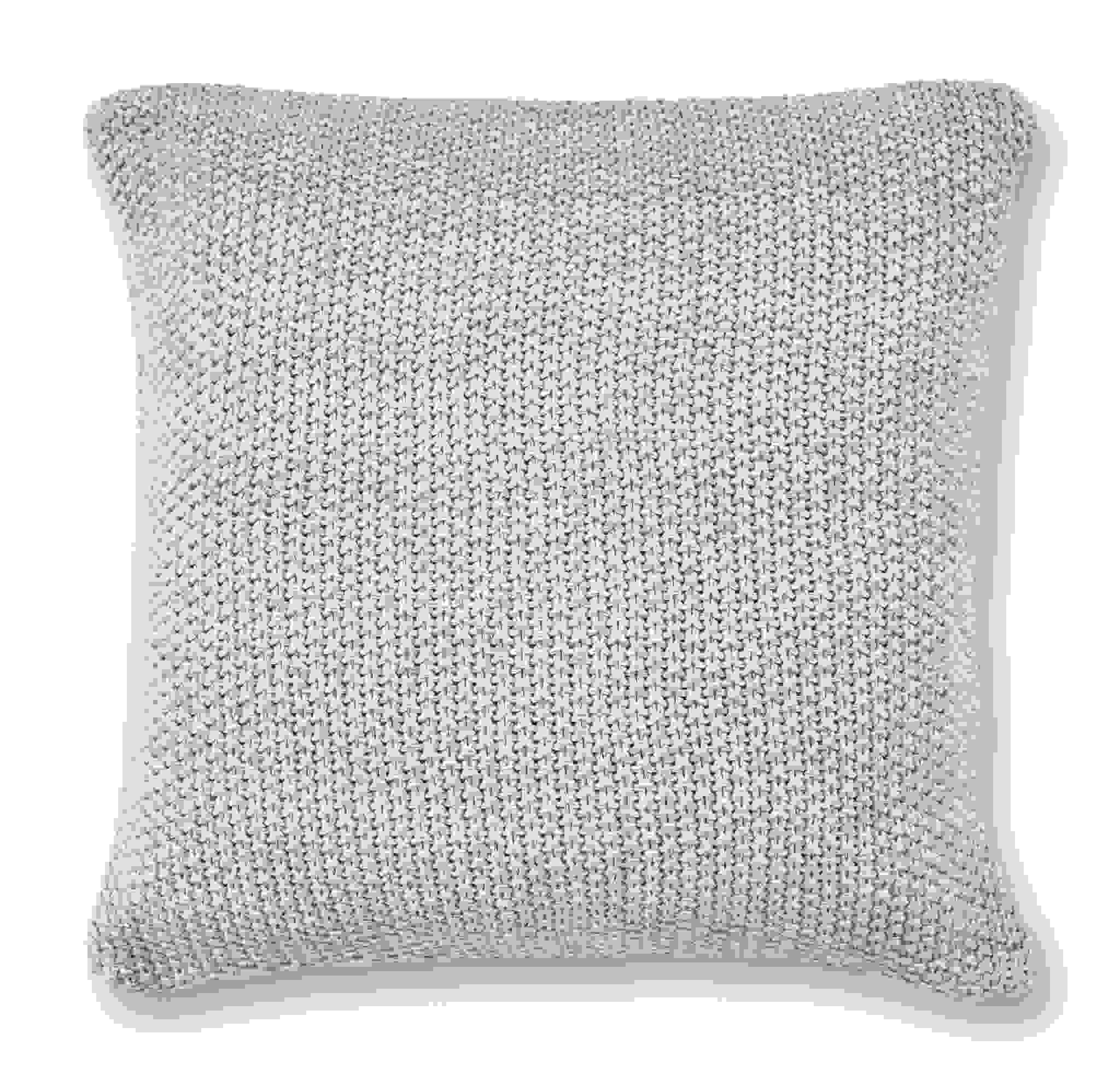 20" x 20" Cotton Grey Pillow