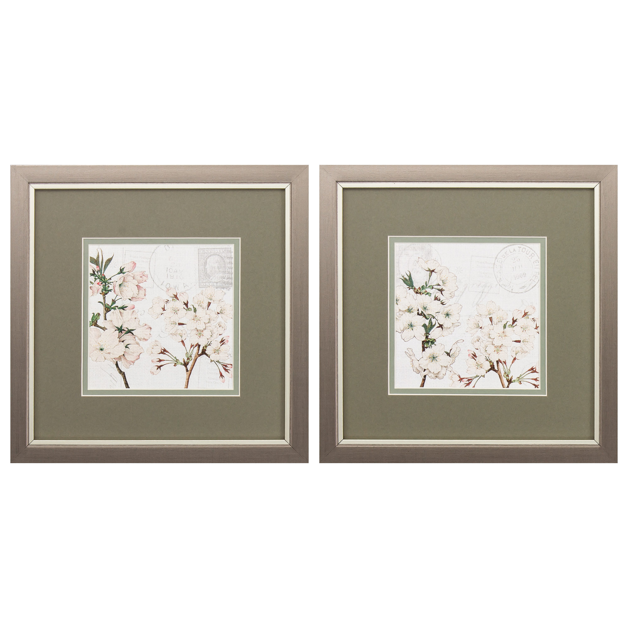 11" X 11" Metallic Bronze Frame Summer Song (Set of 2)