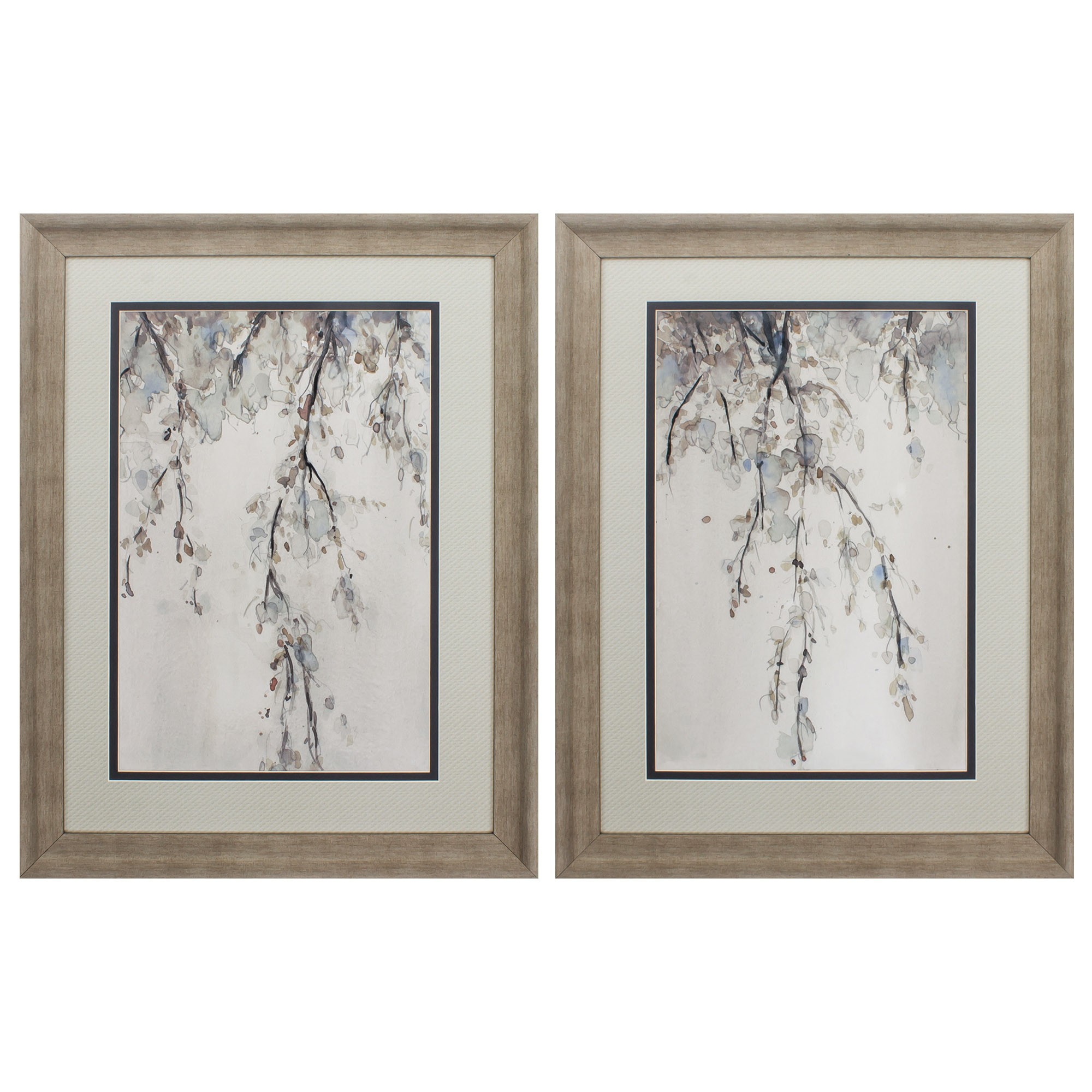 26" X 34" Champagne Color Frame Casual Shade (Set of 2)