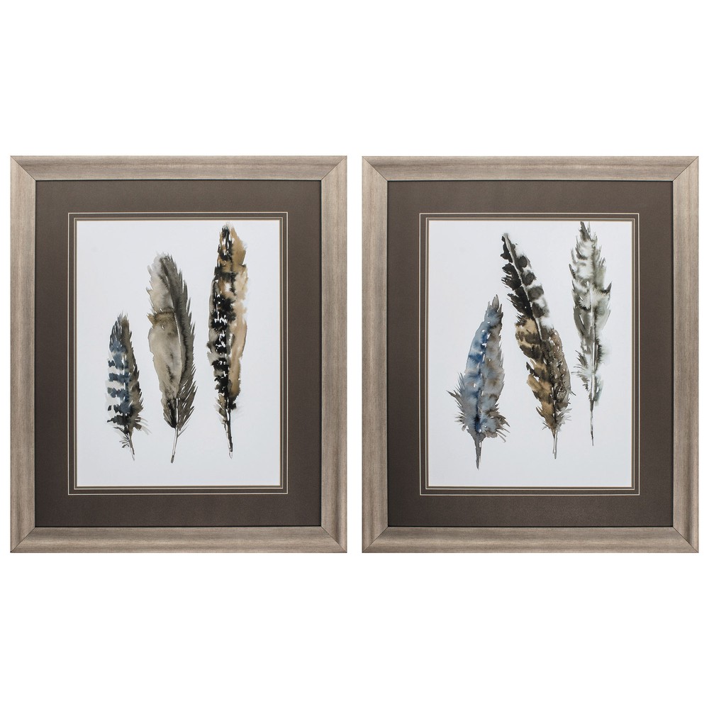 30" X 36" Champagne Color Frame A Light Touch (Set of 2)