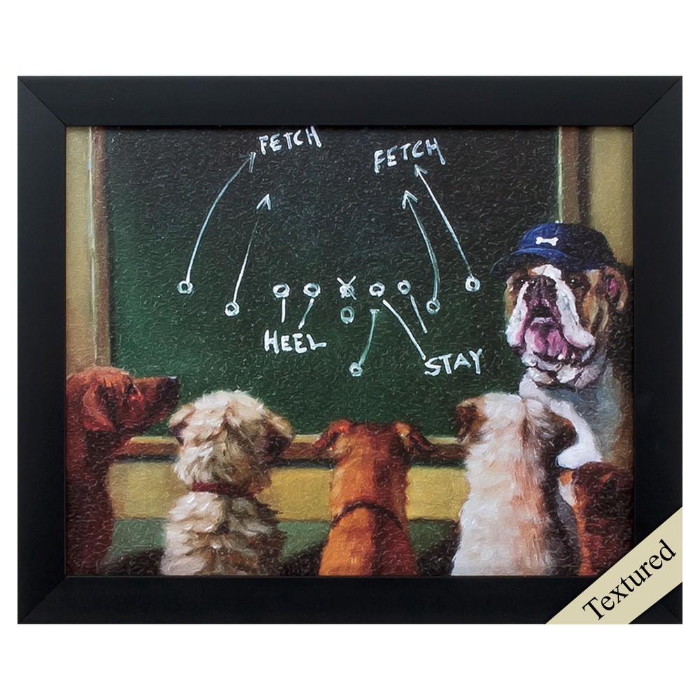 11" X 9" Black Frame Game Plan