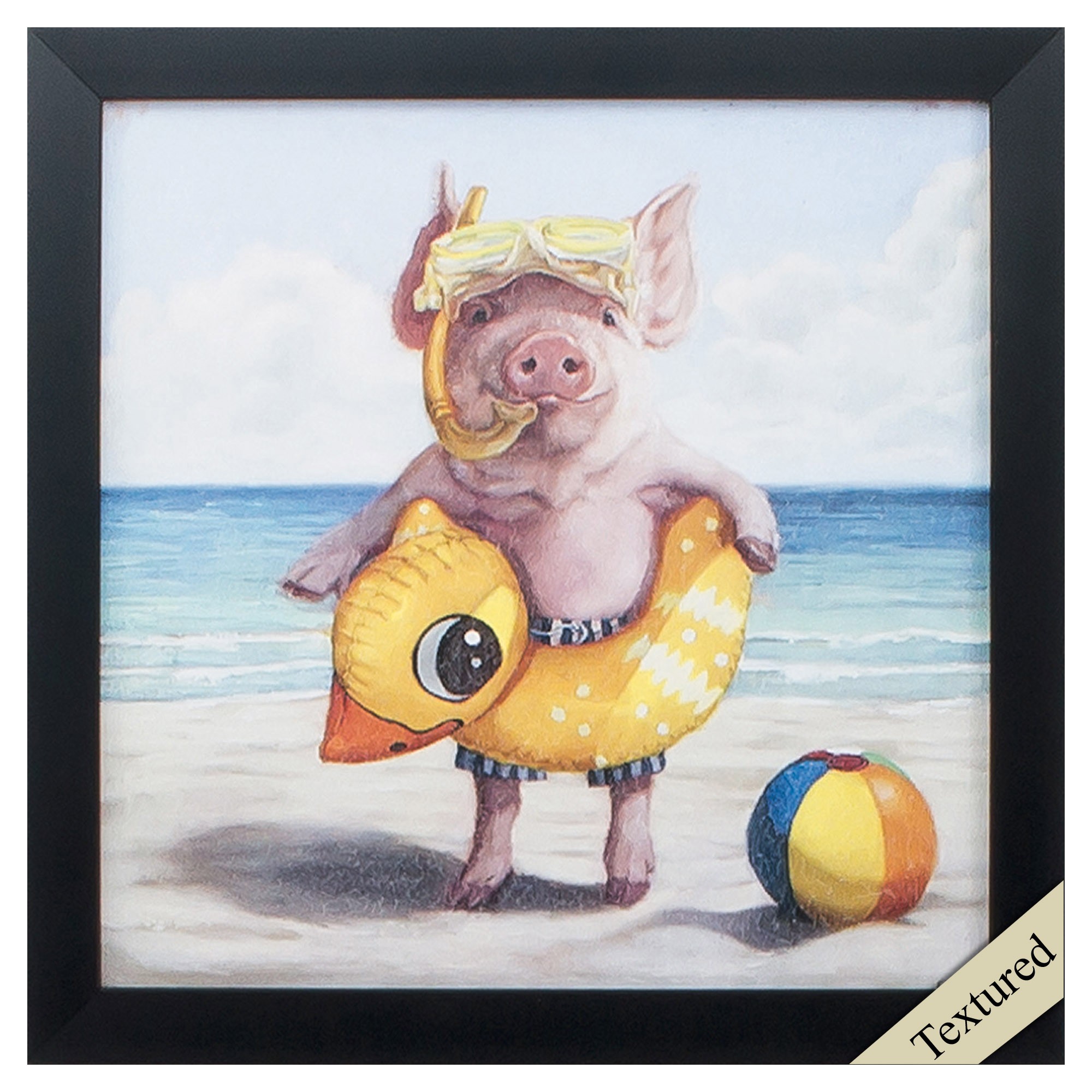 11" X 11" Silver Frame Baked Ham