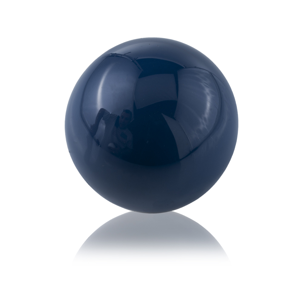 4" X 4" X 4" Blue Aluminum Classic Sphere