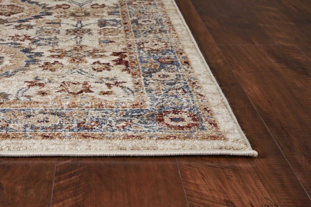 108" X 156" Ivory Polypropylene Rug