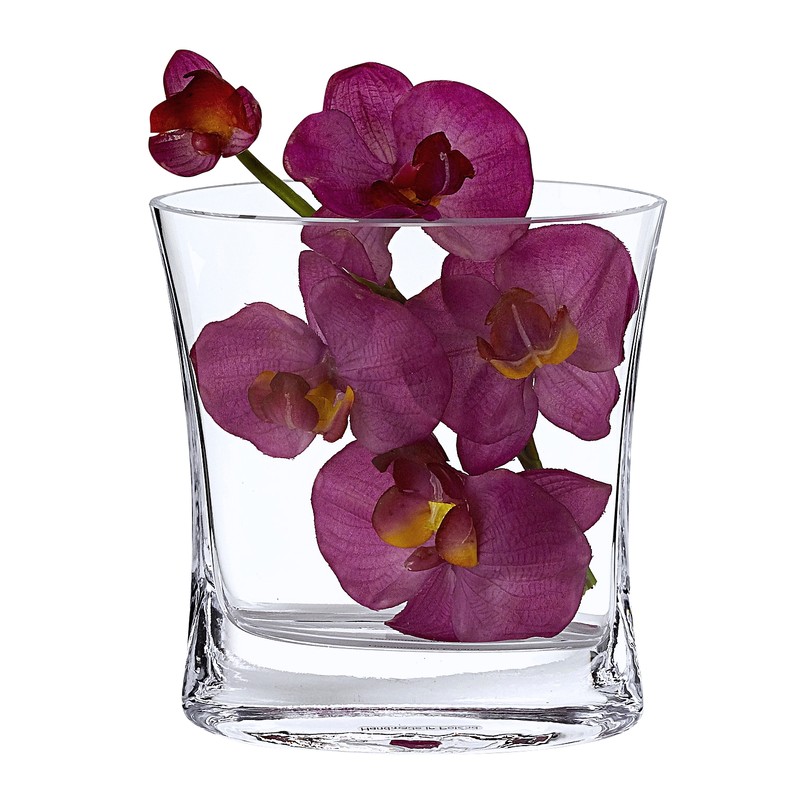 5" Mouth Blown Small Glass Pocket Vase
