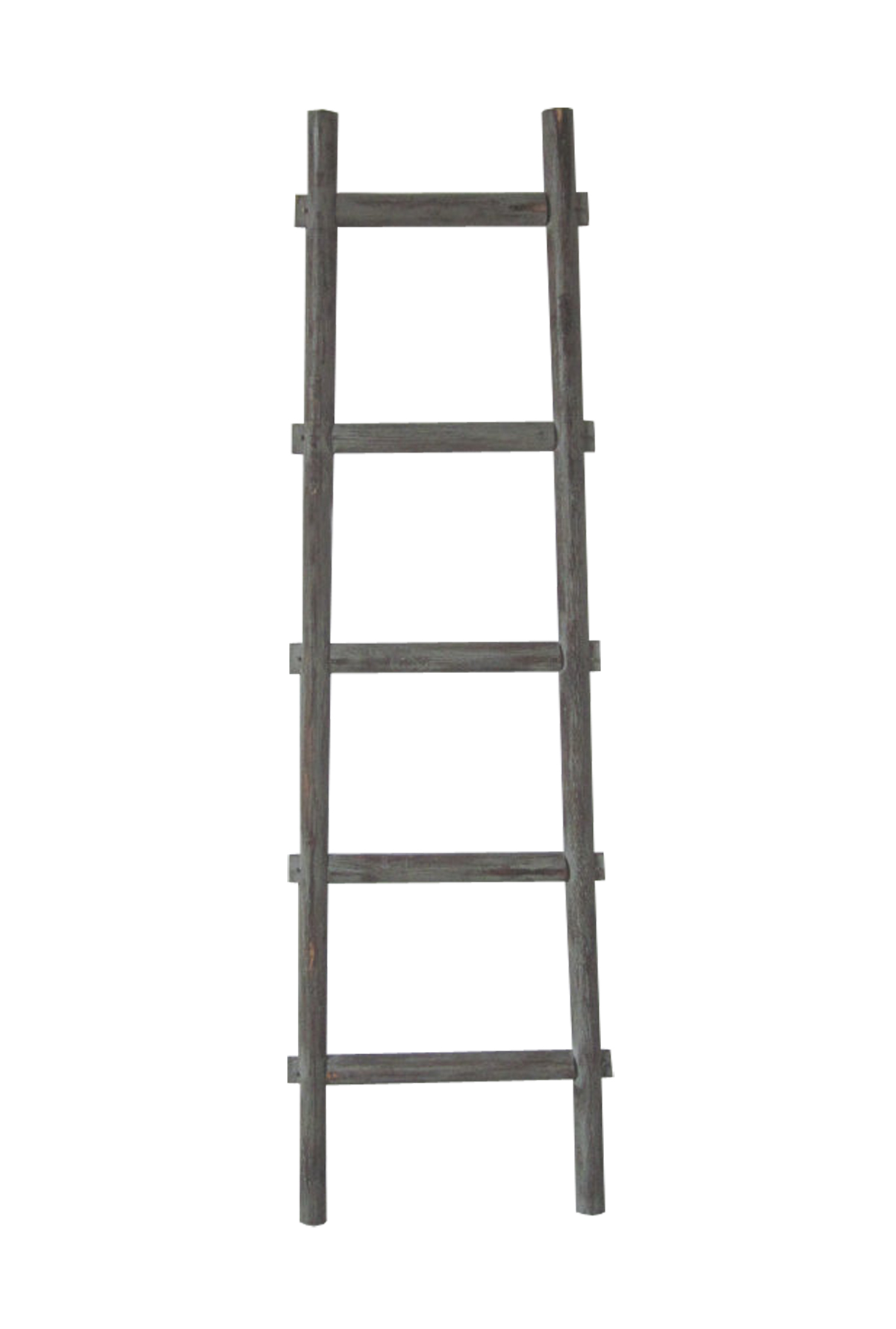 5 Step Grey Decorative Ladder Shelve