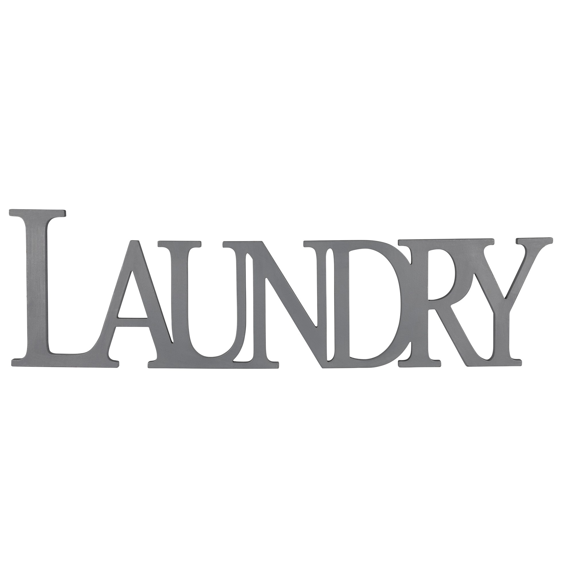 Gray Laundry Wooden Wall D+cor