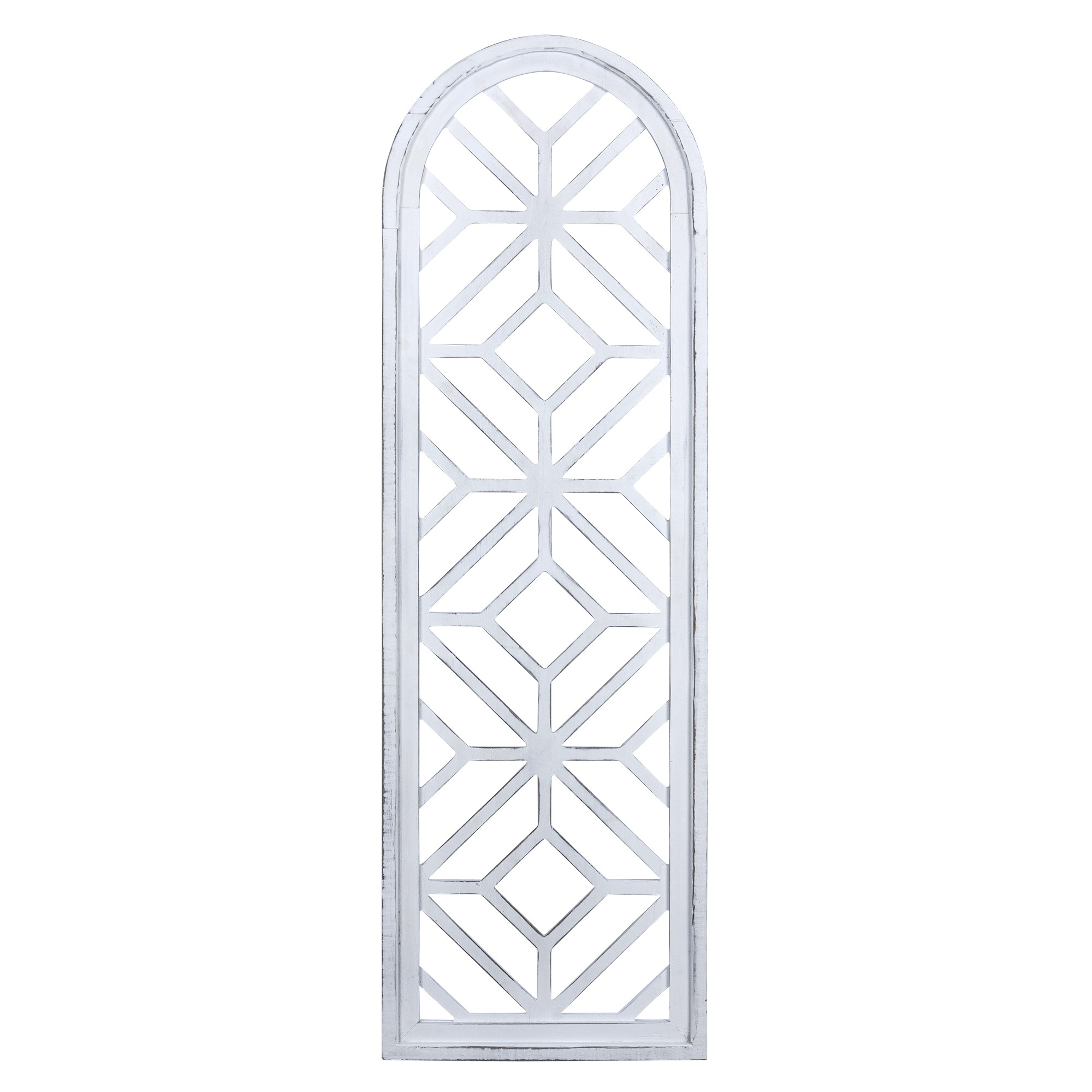 White Wooden Window Panel Wall D+cor