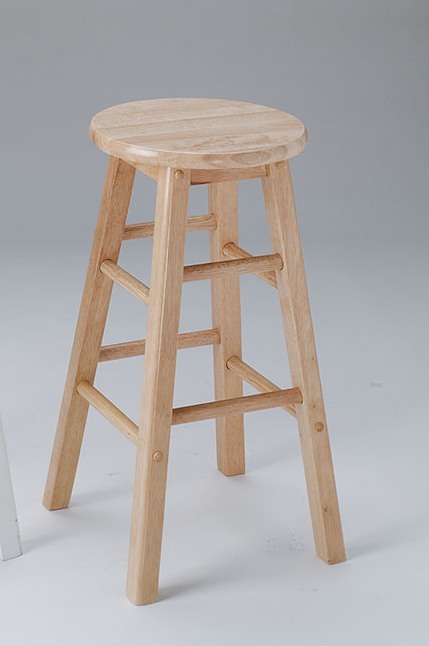 17" X 1" X 29" 2pc Natural Bar Stool