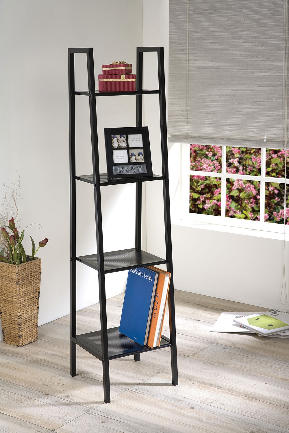 Bookshelf, Black - Metal Black