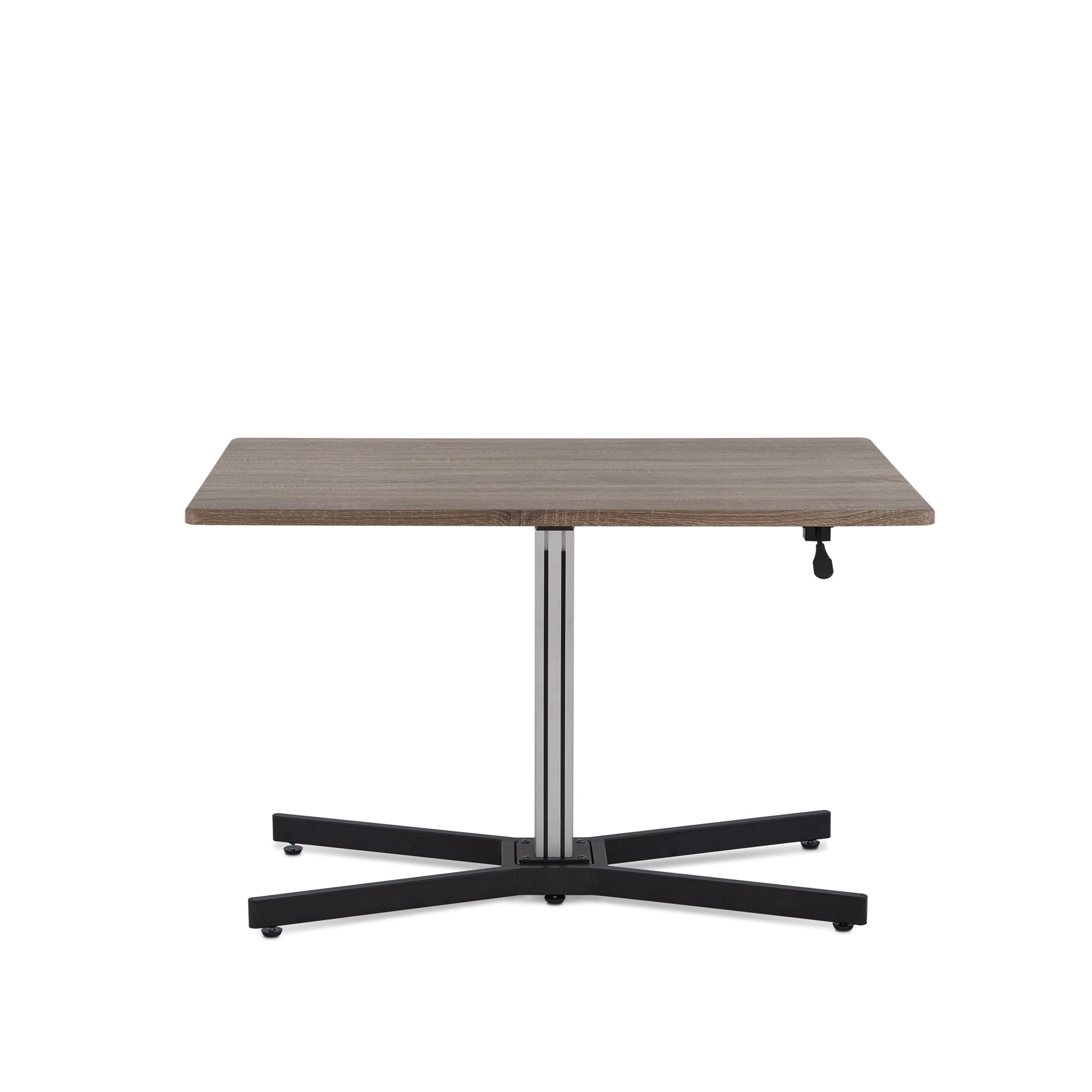 Height Adjustable Cool Oak Desk