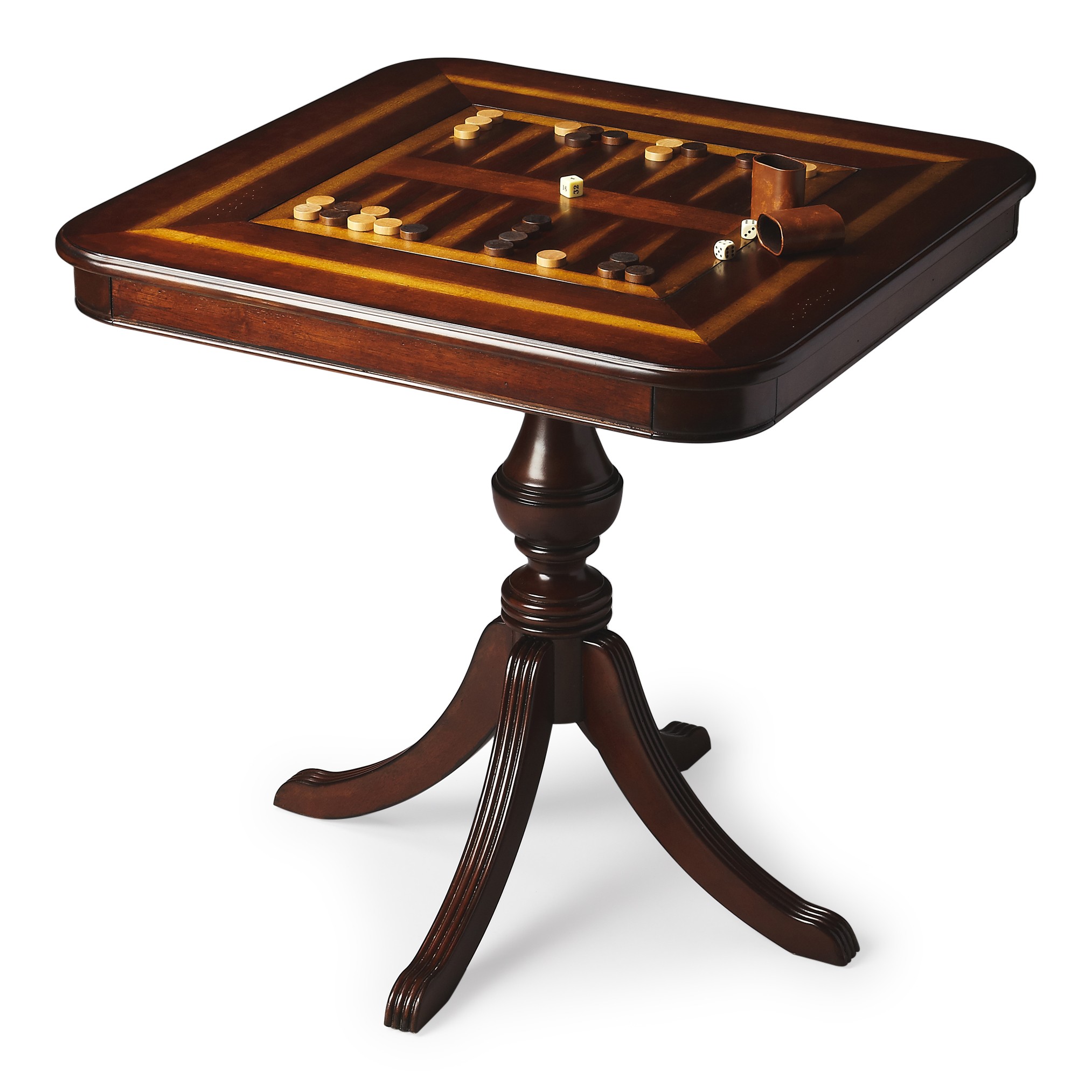 Traditional Cherry Brown Game Table