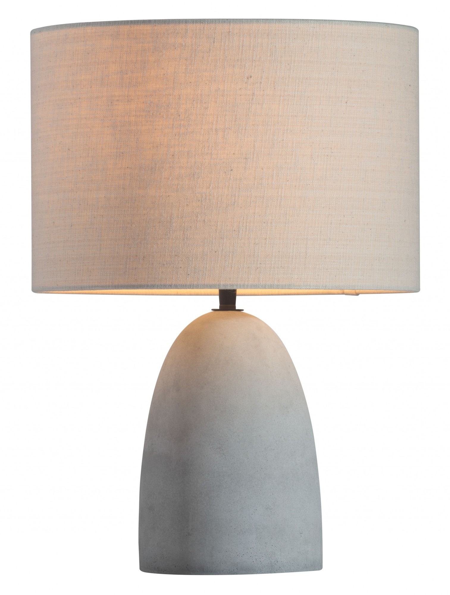 Gray Stone Table Lamp