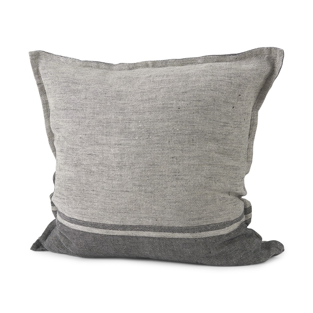 Light and Dark Gray Cushion Cover