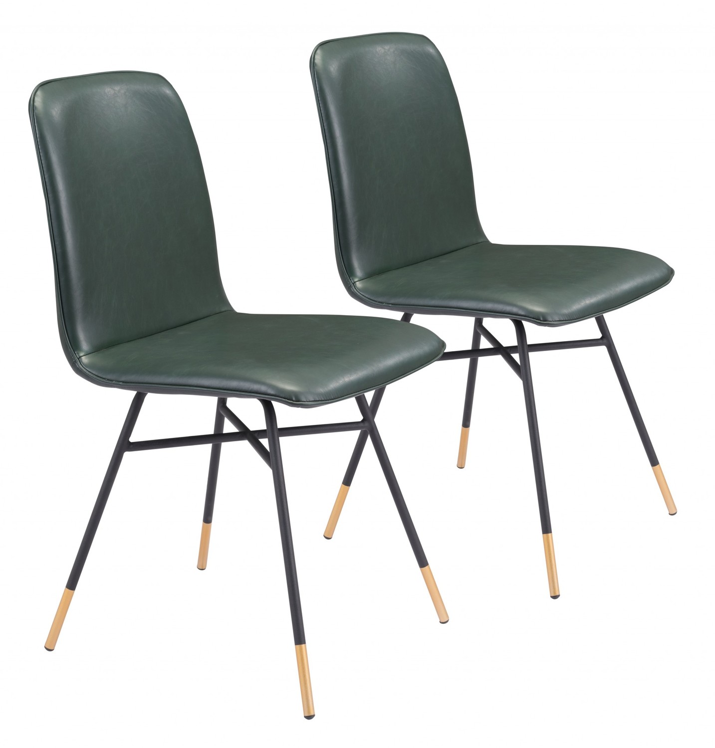 Var Dining Chair (Set of 2) Green