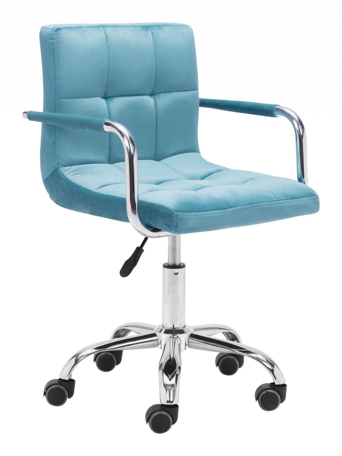 Teal Pop of Color Rolling Office Chair