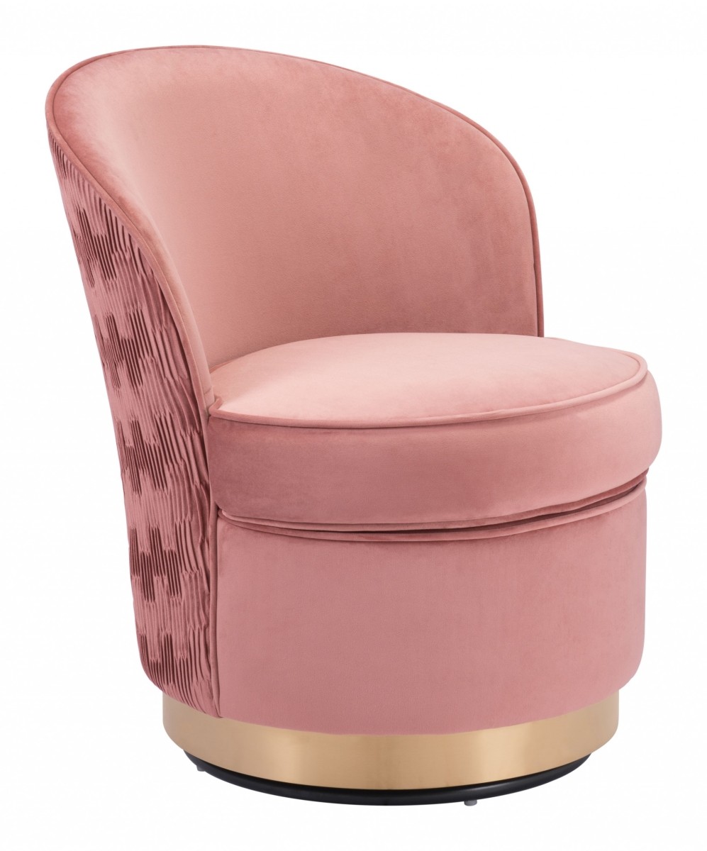 Zelda Accent Chair Pink