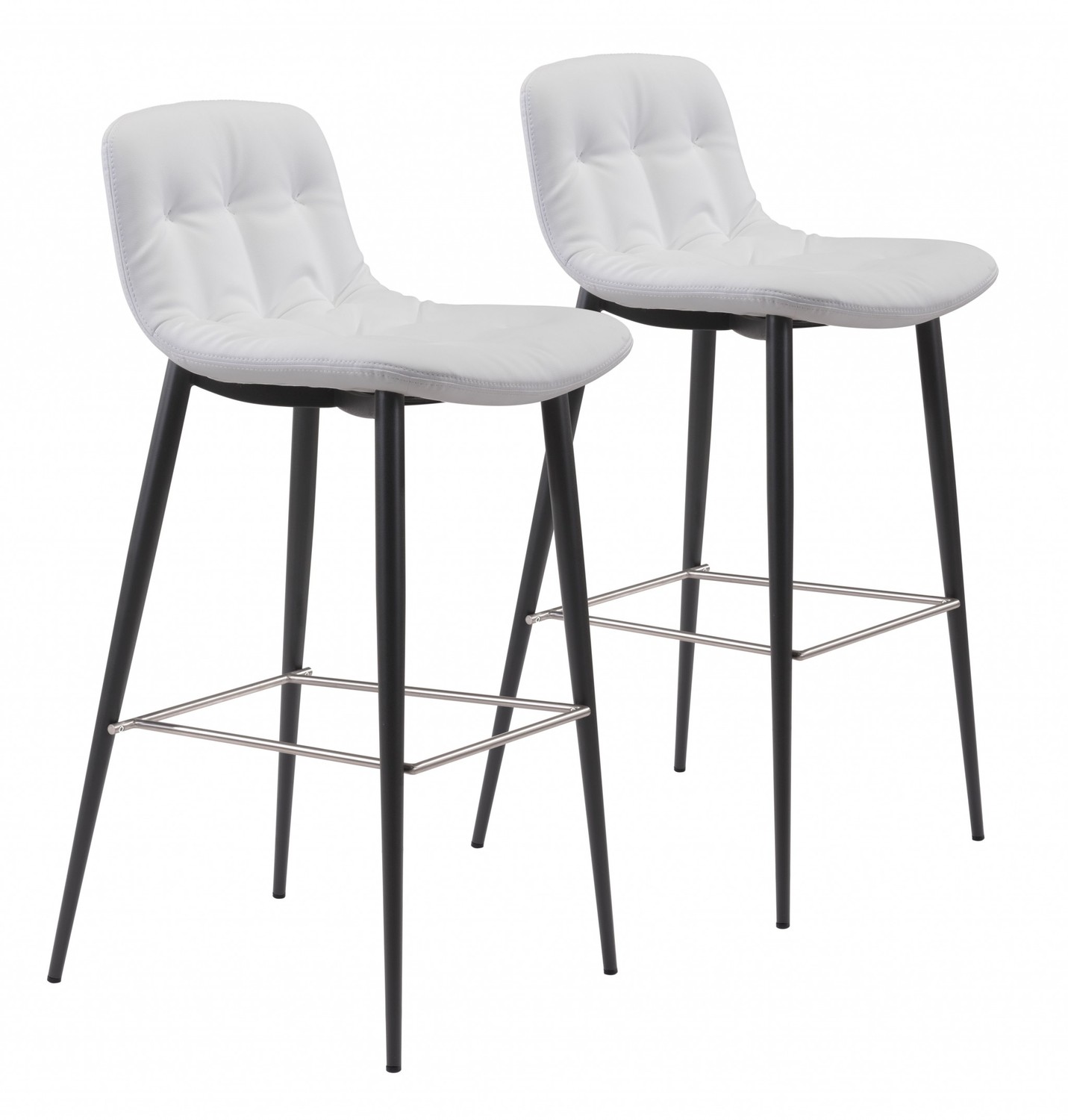 Tangiers Bar Chair (Set of 2) White
