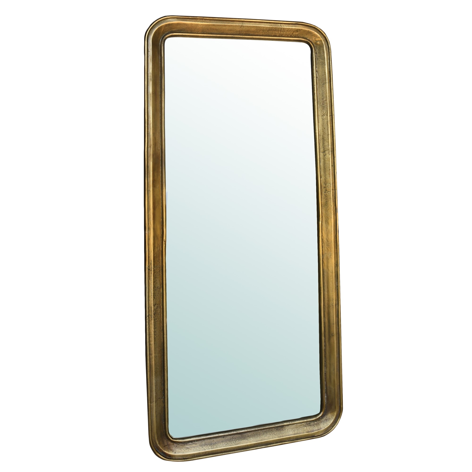 Gold Framed Rectangular Mirror