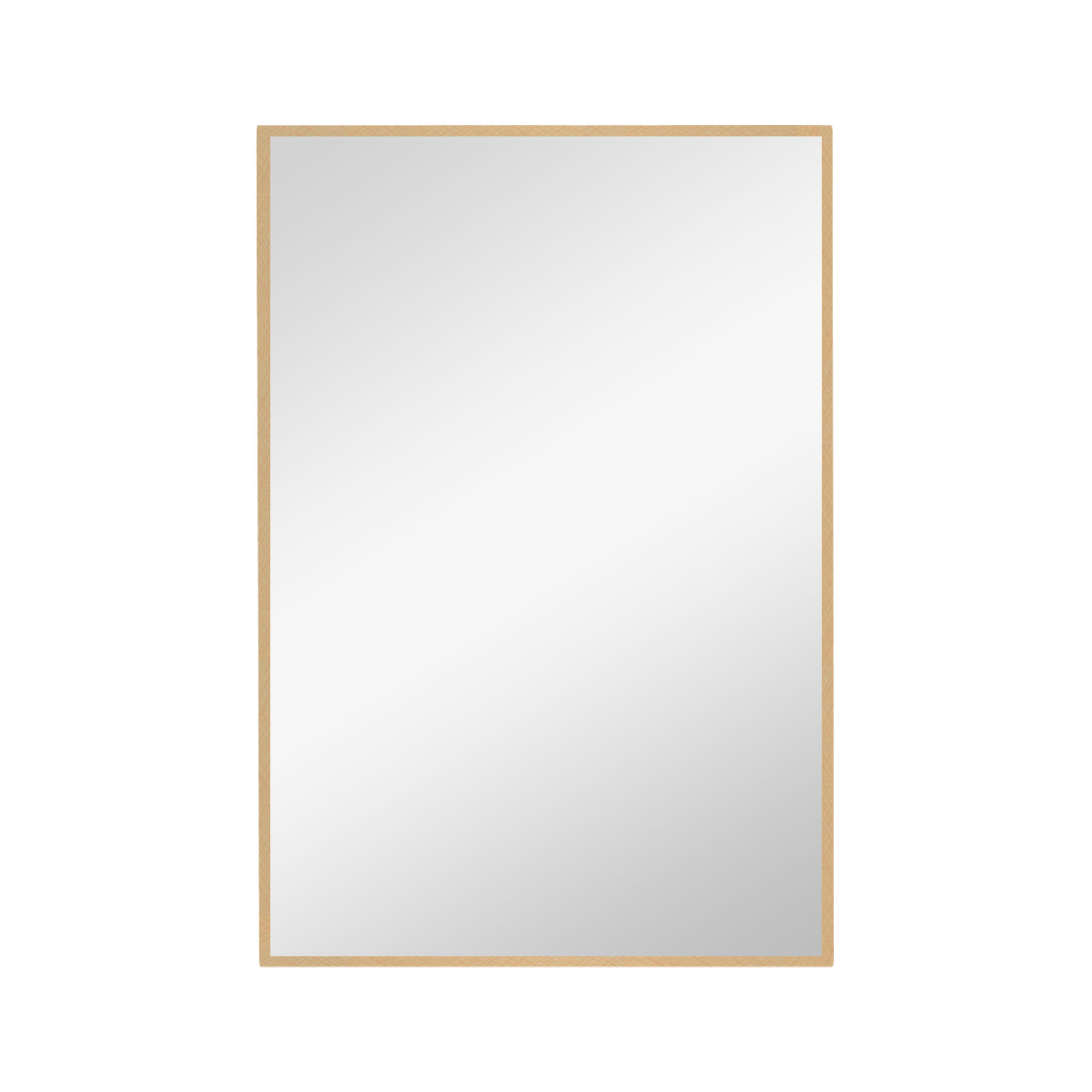 Narrow Gold Rectangular Wall Mirror