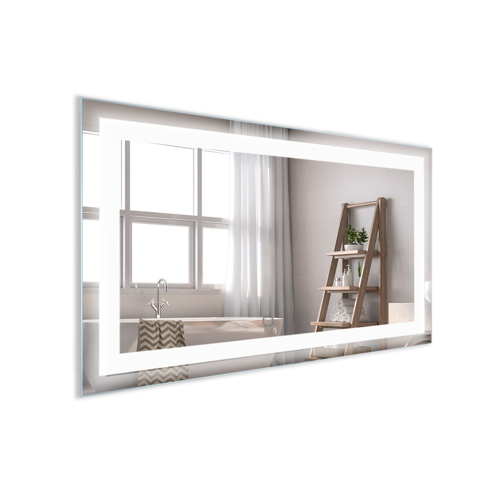 40" LED Light Up Rectangular Hanging Mirror