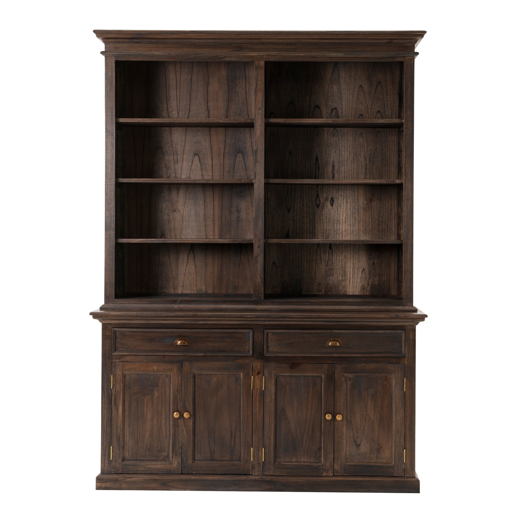 Classic Black Wash Display Hutch