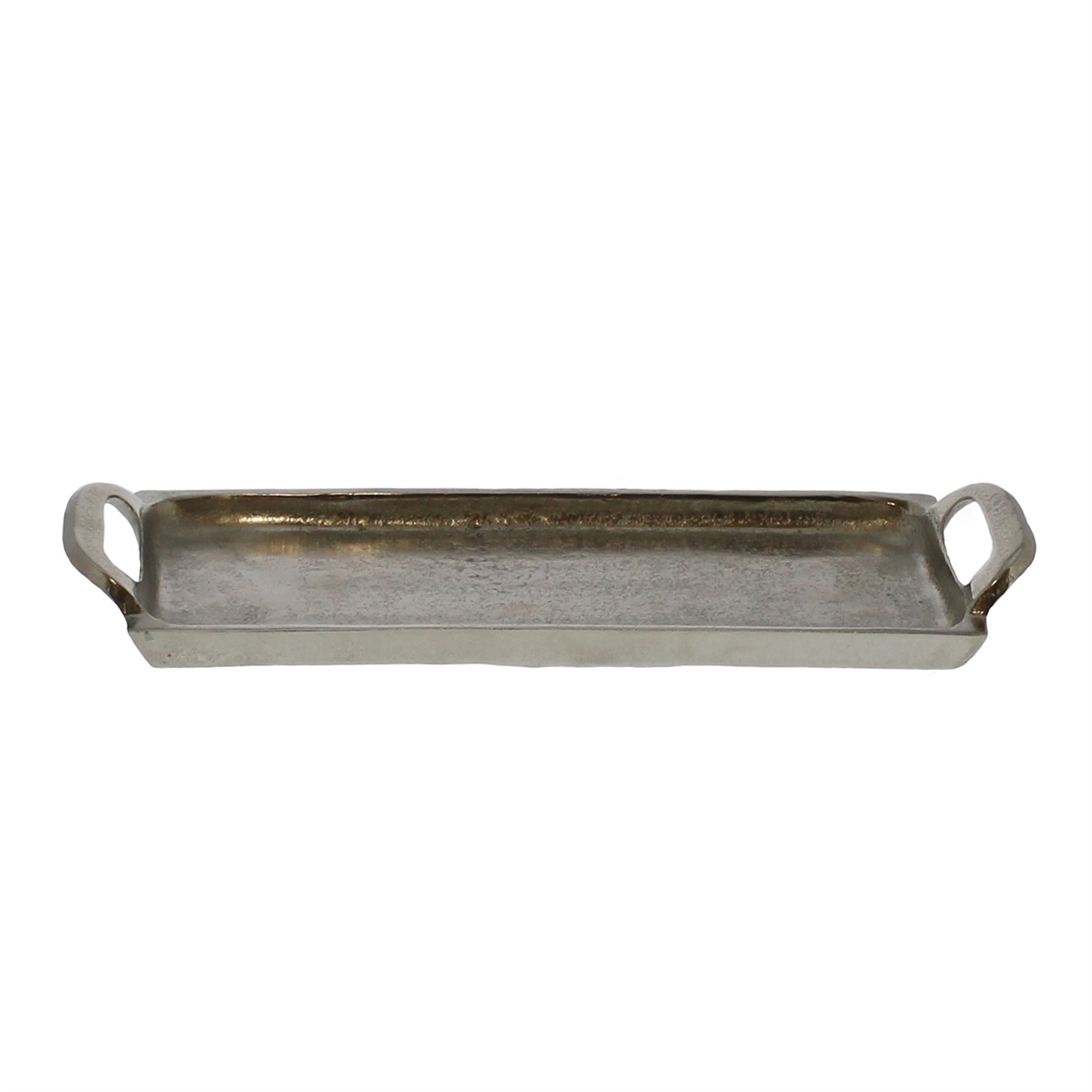 Silver Narrow Rectangular Tray