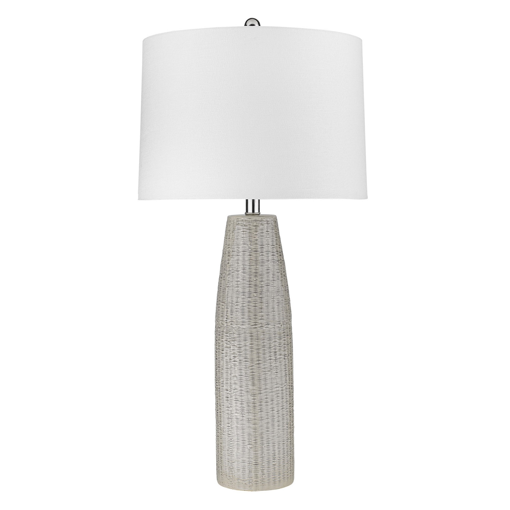 Trend Home 1-Light Polished Nickel Table Lamp