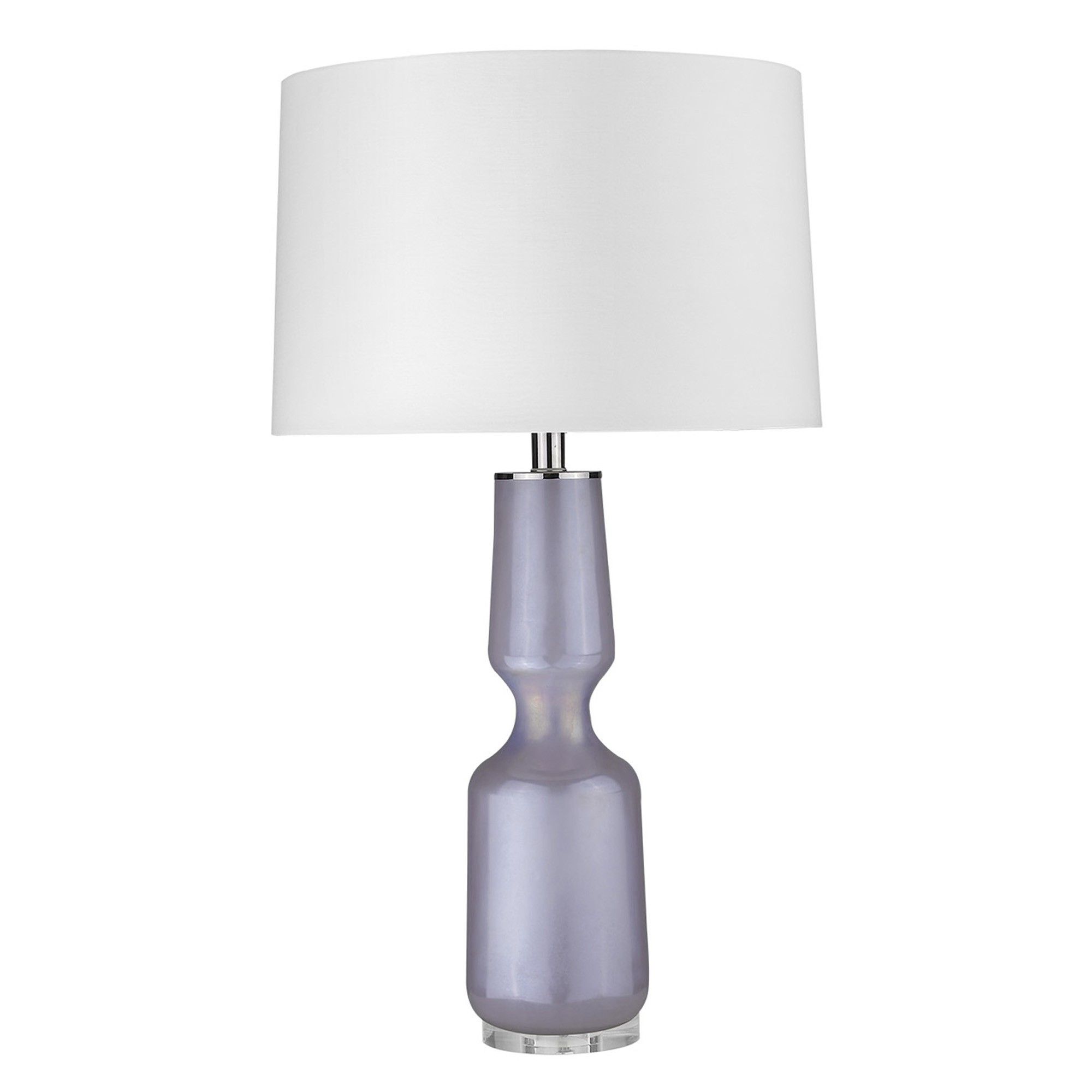 Trend Home 1-Light Polished Nickel Table Lamp