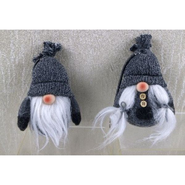 Set of 2 Boy and Girl Hanging Gnomes