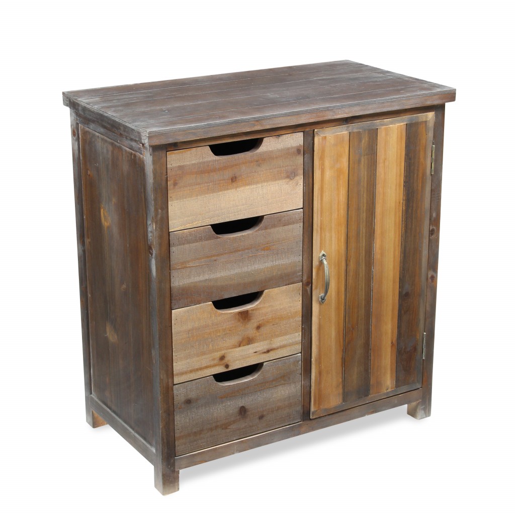 Rustic Natural Accent Storage Cabinet