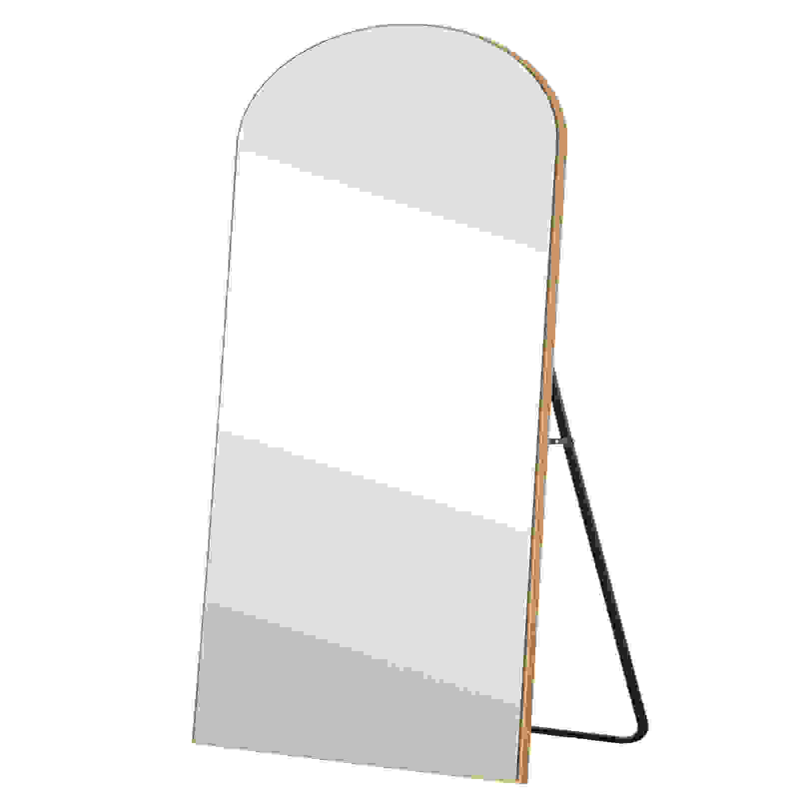 Gold Arched Mirror with Stand