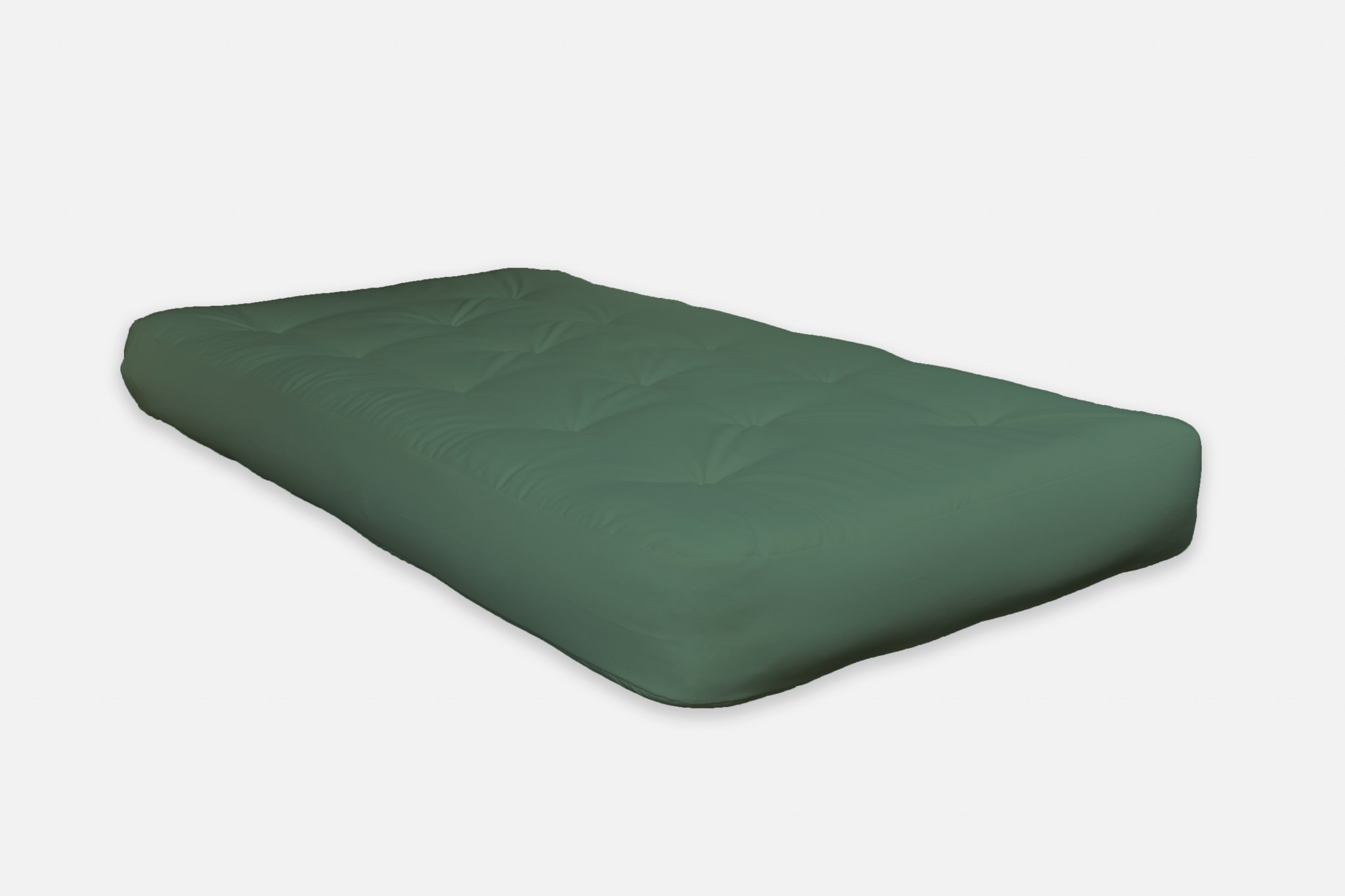 6" Green Double CertiPUR Foam Full Futon Mattress