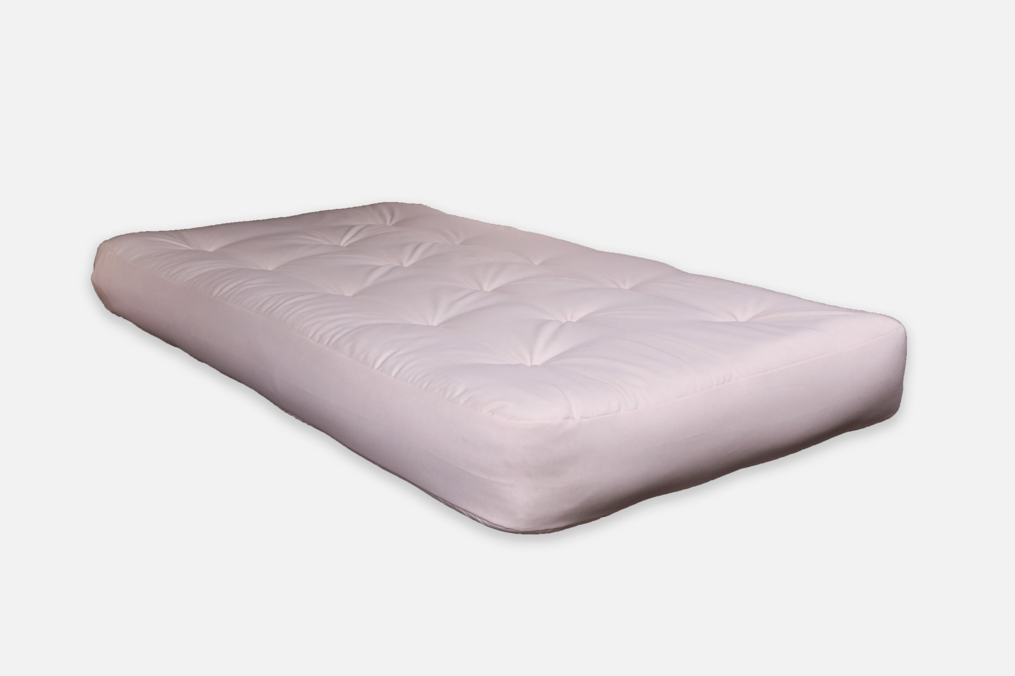 4" Beige CertiPUR Single Foam Futon Full Mattress