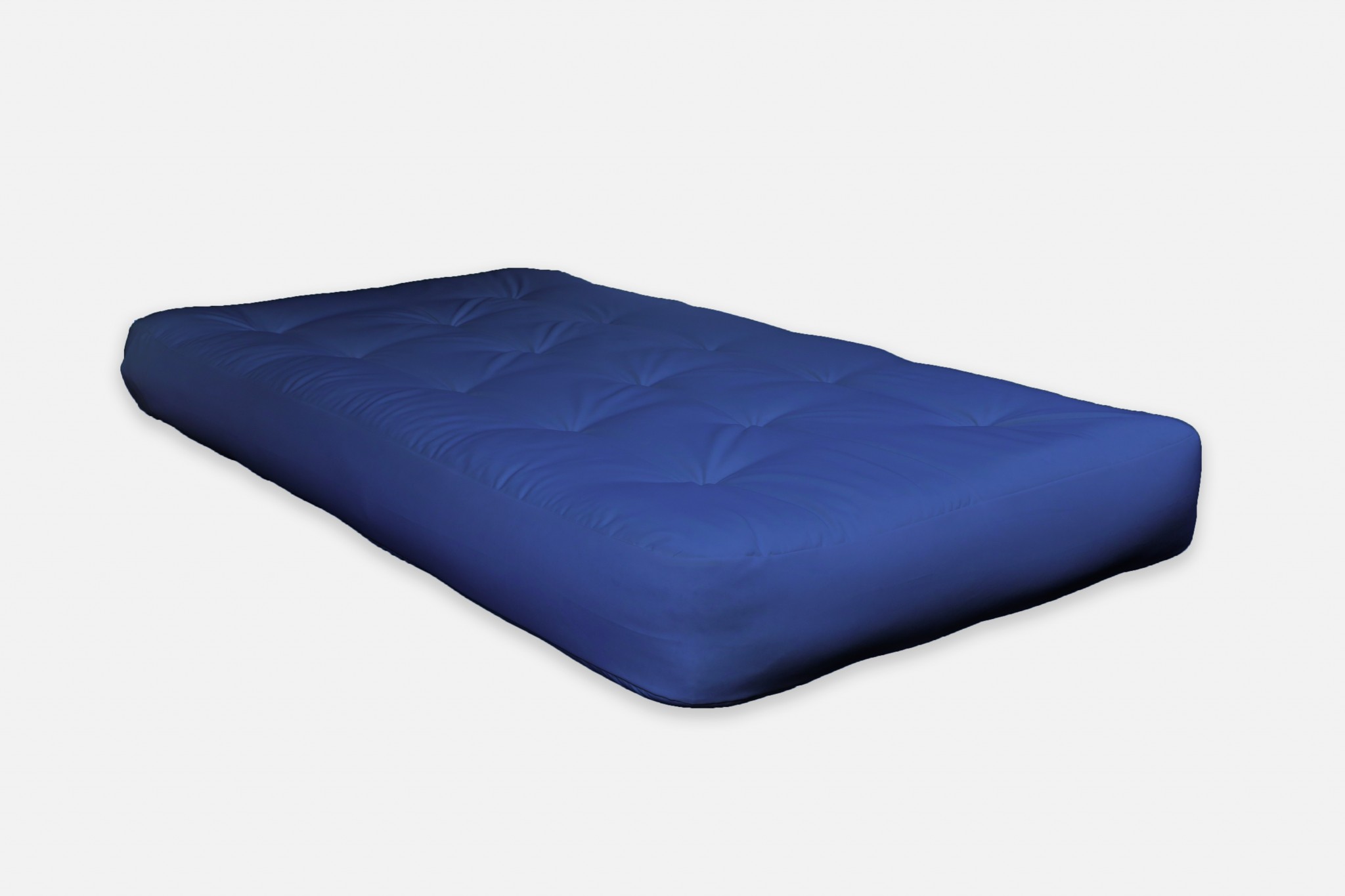 4" Royal Blue CertiPUR Single Foam Futon Full Mattress