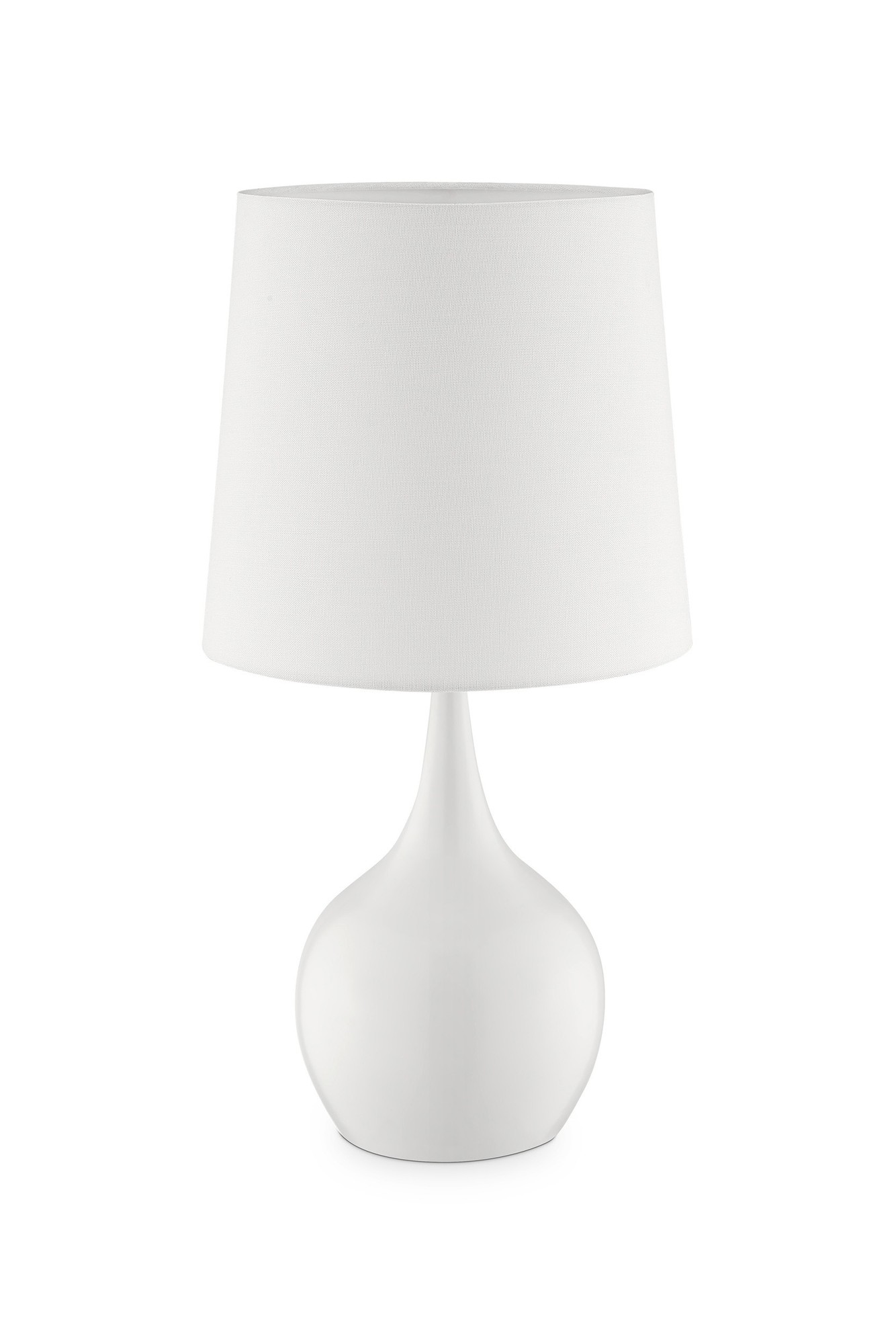 Minimalist White Table Lamp with Touch Switch
